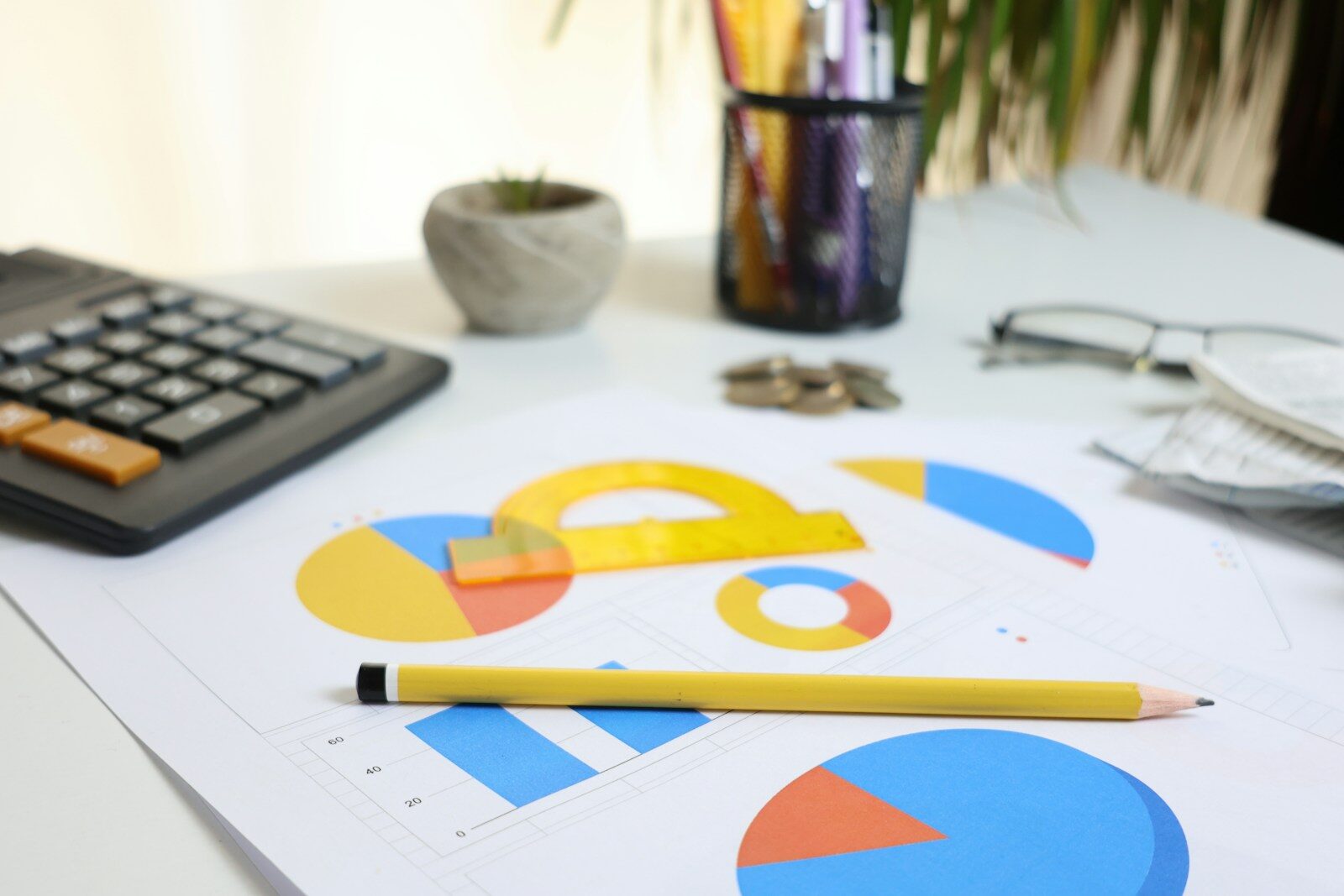Professional reviewing art inventory audit documents