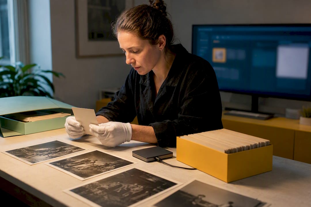 Gallery records being organized for digital migration