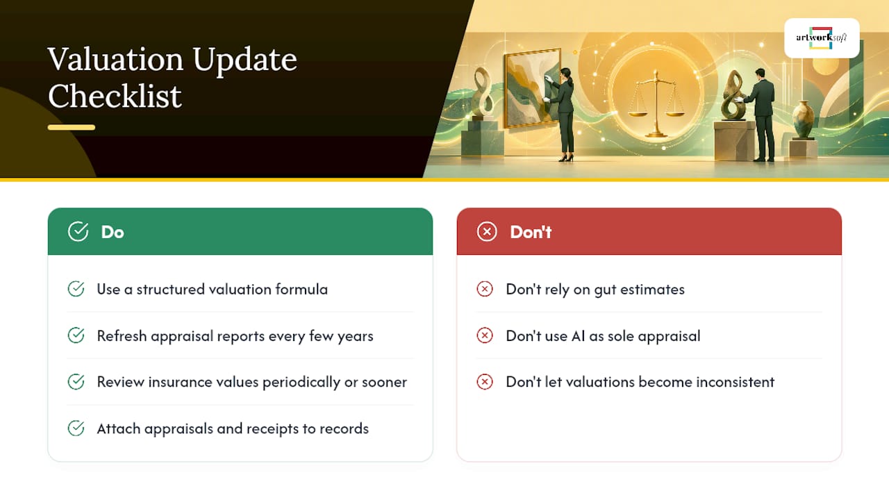 How Often Should You Update an Artwork's Valuation? — overview diagram