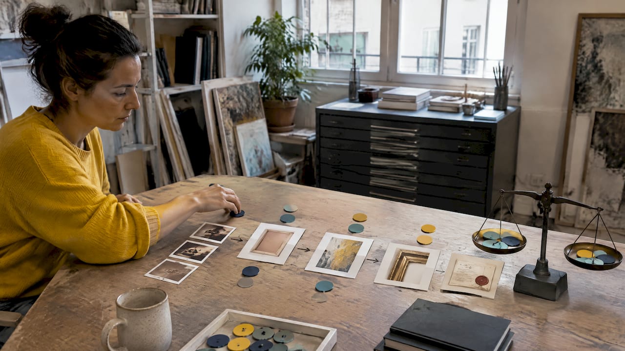 Structured valuation model for emerging artists